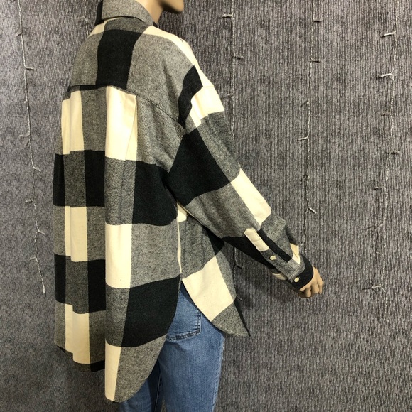 Zara Plaid Flannel Shirt - Picture 5 of 8
